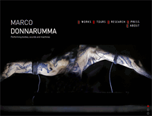 Tablet Screenshot of marcodonnarumma.com
